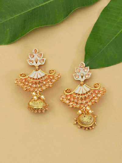 earrings - Bling Bag Sky Divisha Jhumki Earrings