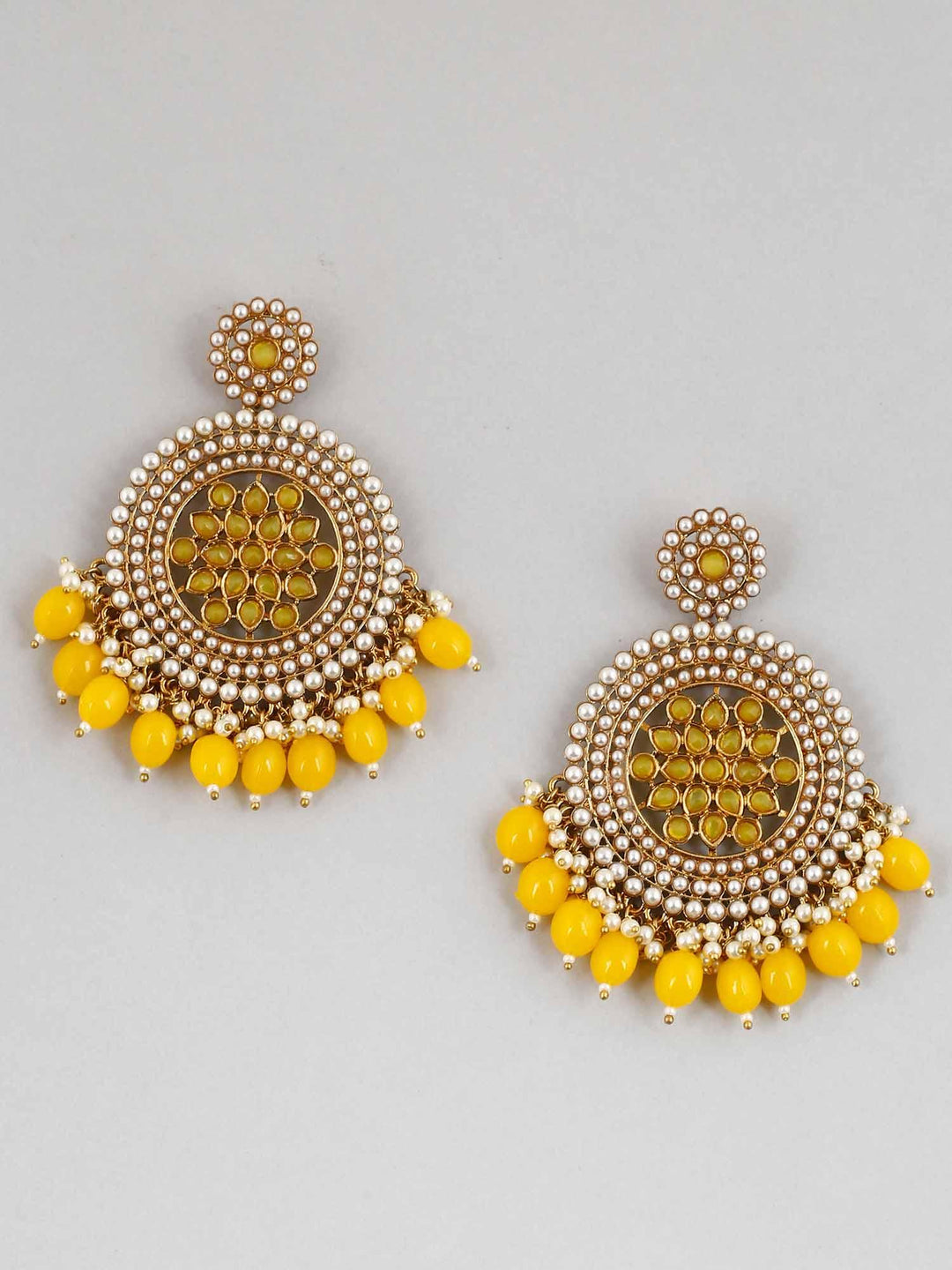 earrings - Bling Bag Lemon Nandini Designer Earrings