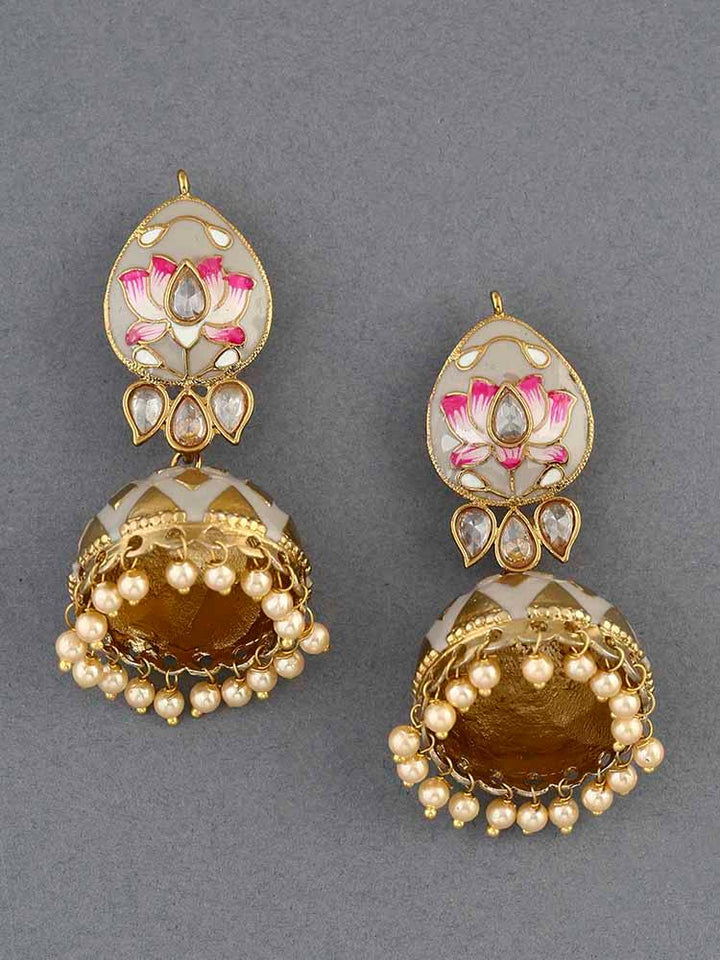 earrings - Bling Bag Crepe Rudra Designer Earrings
