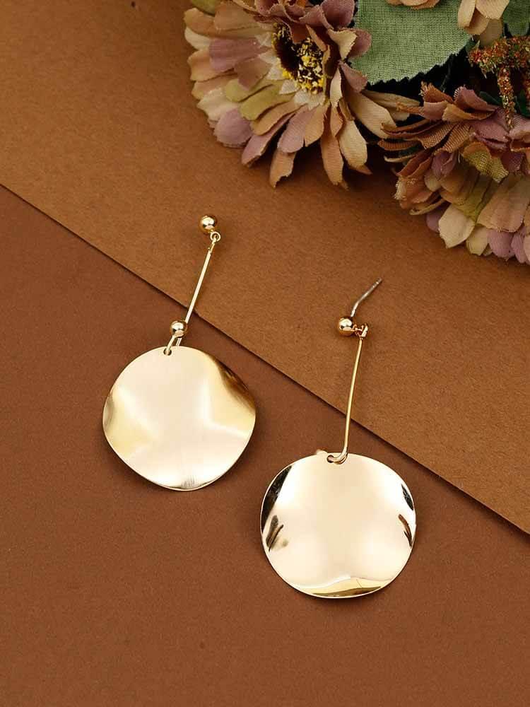 earrings - Bling Bag Golden Ranit Dangler Earrings