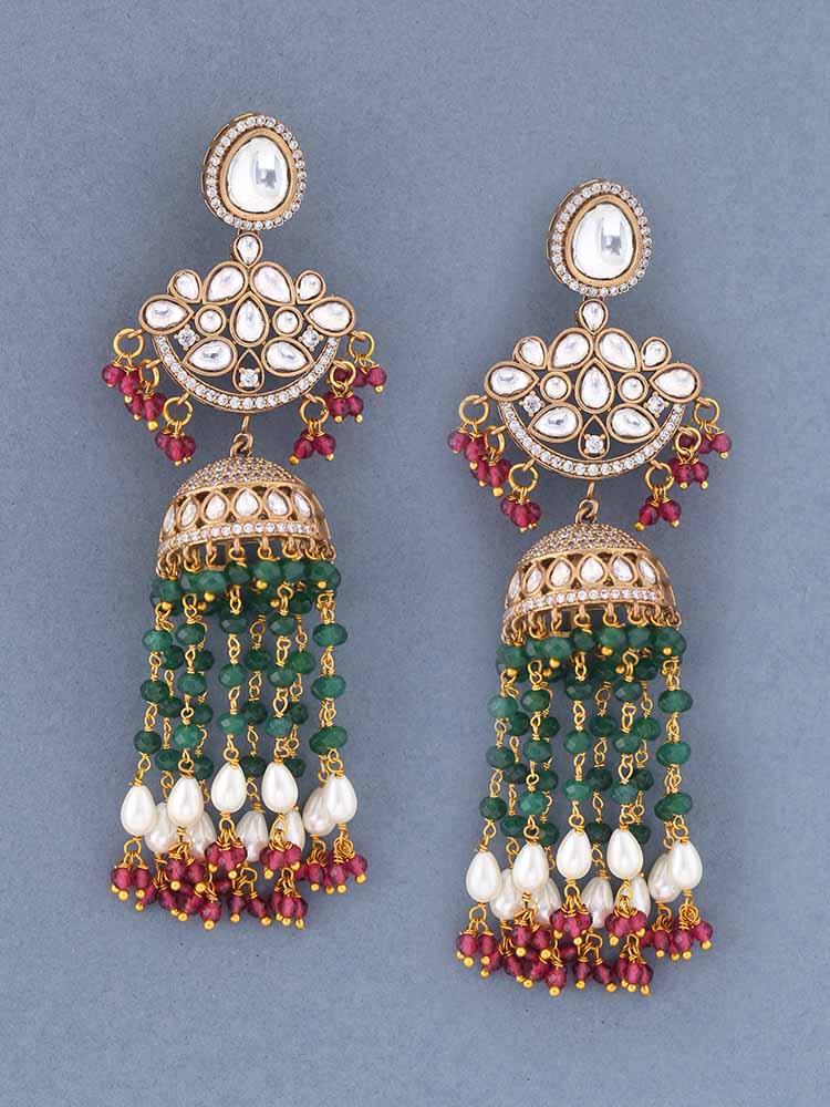 Multicolor Misha Jhumkis
