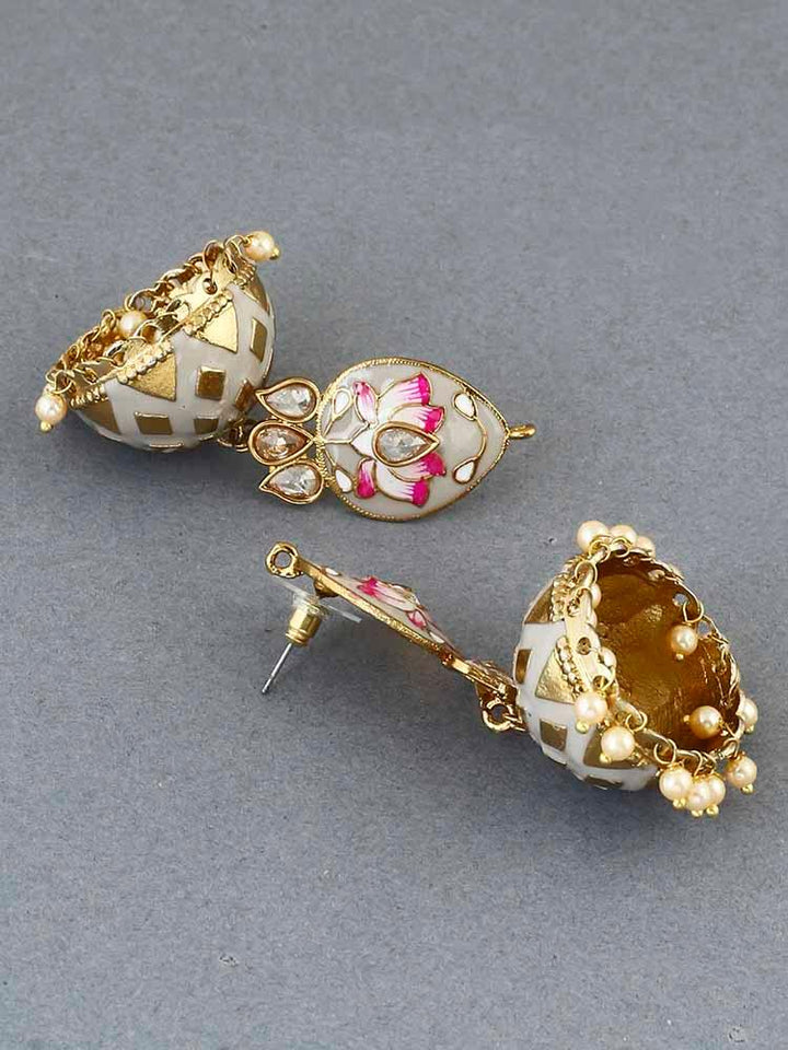 earrings - Bling Bag Crepe Rudra Designer Earrings