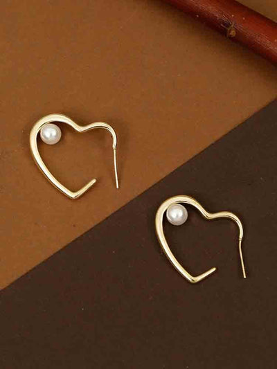 earrings - Bling Bag Hemant Pearls Hoops
