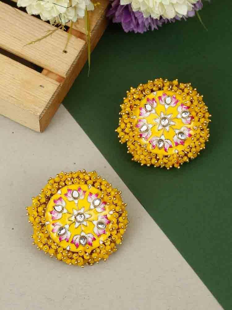 earrings - Bling Bag Lemon Nakul Studs