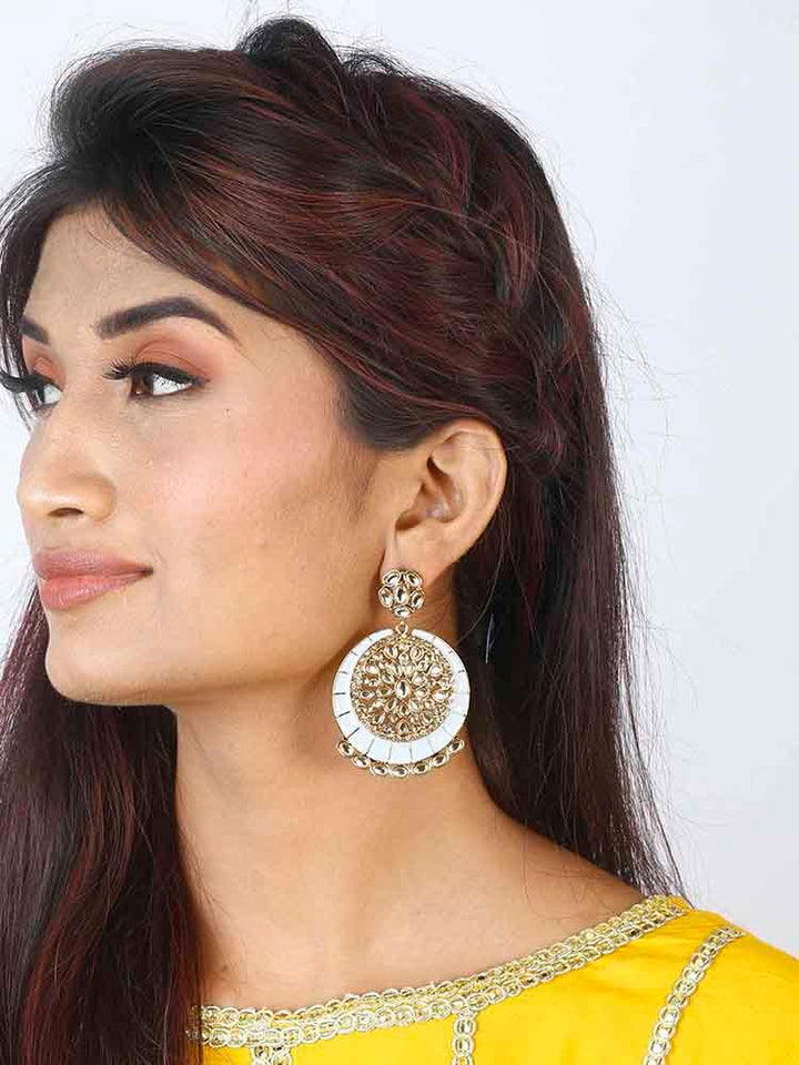 earrings - Bling Bag Sky Sameera Kundan Earrings