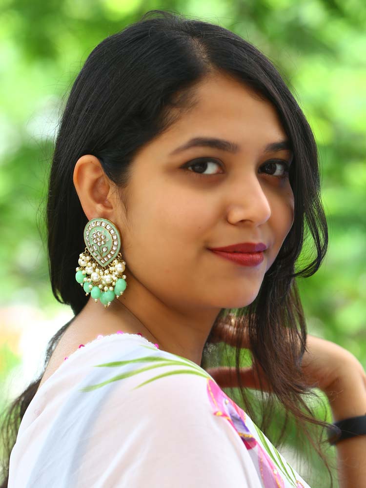 Mint Charmi Dangler Earrings - EOSS