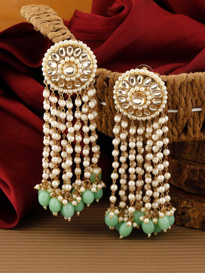 earrings - Bling Bag Mint Heer Designer Earrings