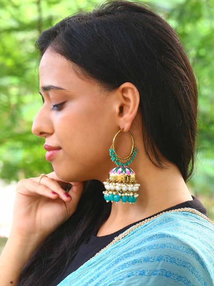 Jade Rajamani Jhumkis