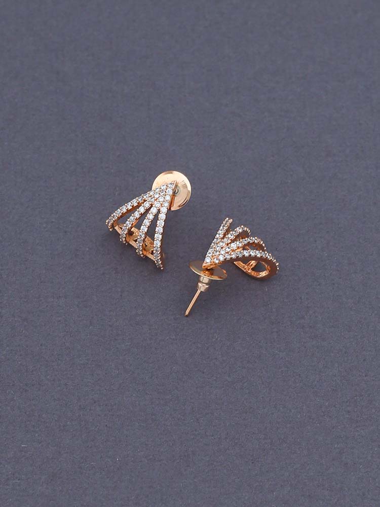Rosegold Anette Zirconia Studs
