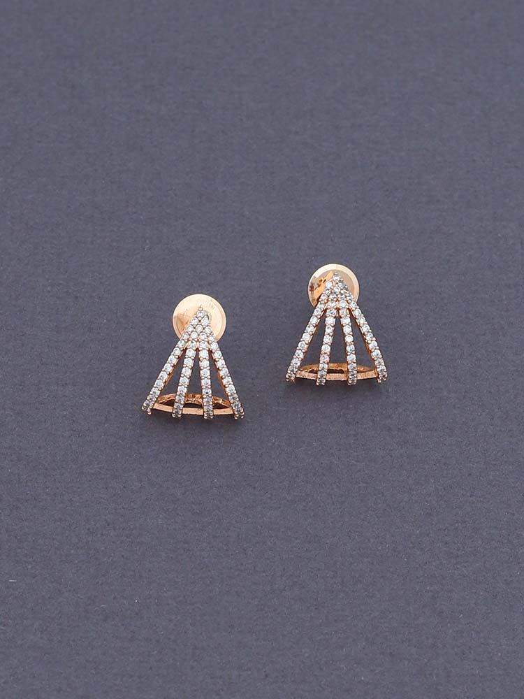 Rosegold Anette Zirconia Studs