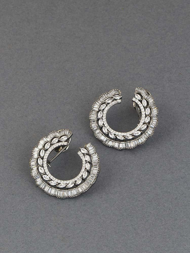 earrings - Bling Bag Antique Danee Zirconia Stud Earrings