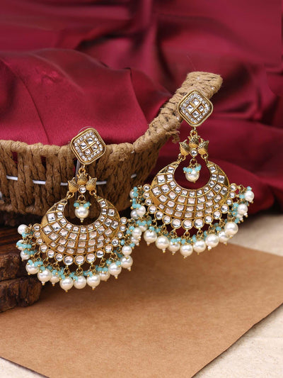 earrings - Bling Bag Turquoise Sanaya Designer Earrings