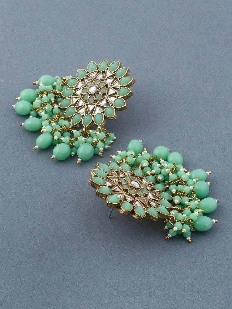 Mint Augustina Studs - Bling Bag