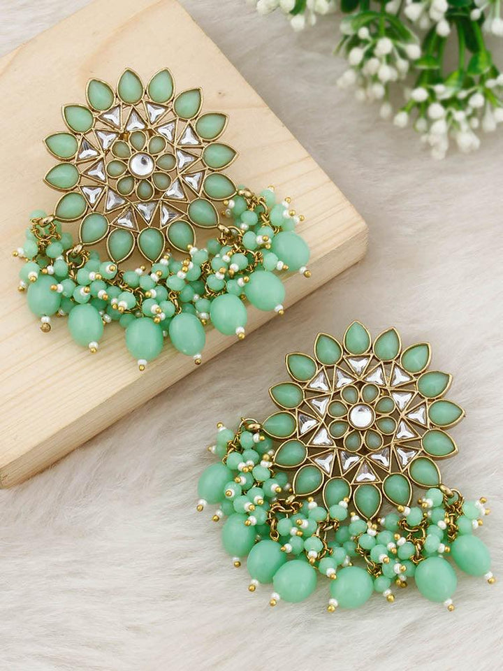 Mint Augustina Studs - Bling Bag