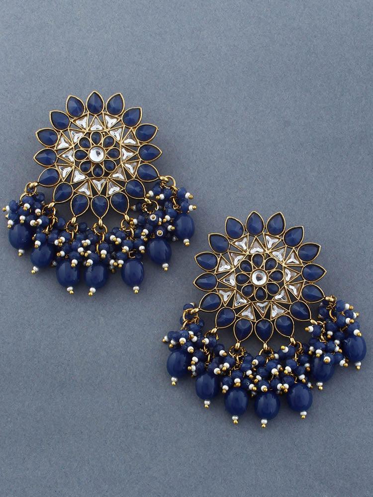 Navy Augustina Studs - Bling Bag