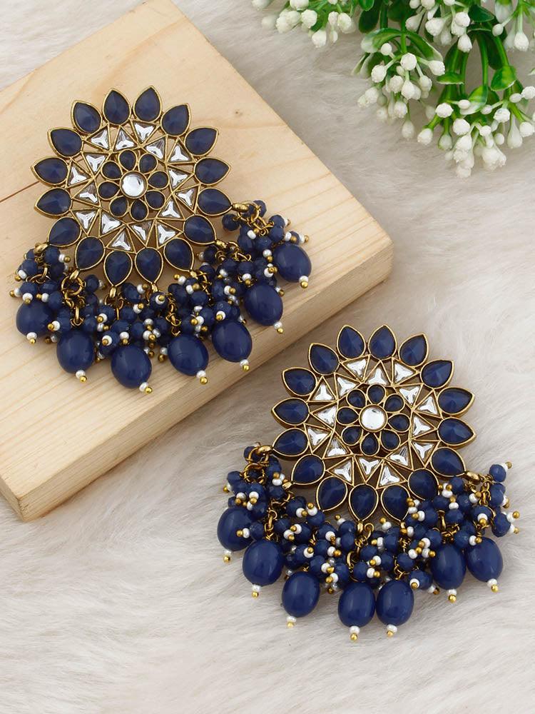 Navy Augustina Studs - Bling Bag