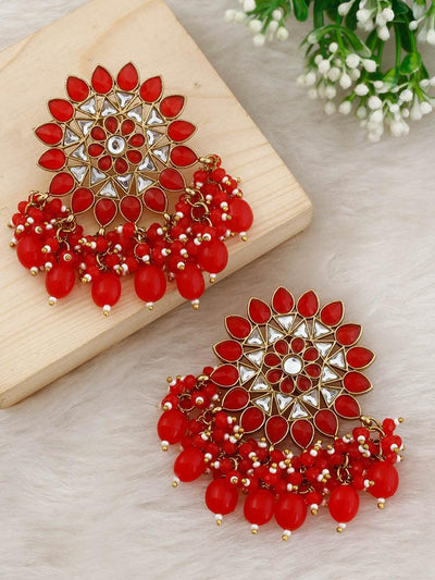 Red Augustina Studs - Bling Bag