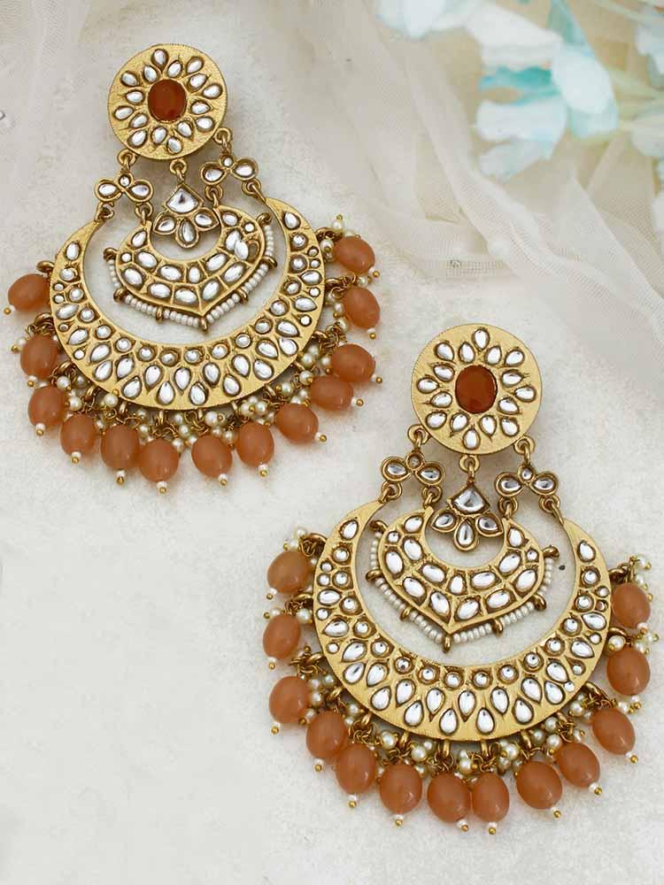 Brown Bhoomi Chandbalis - Bling Bag