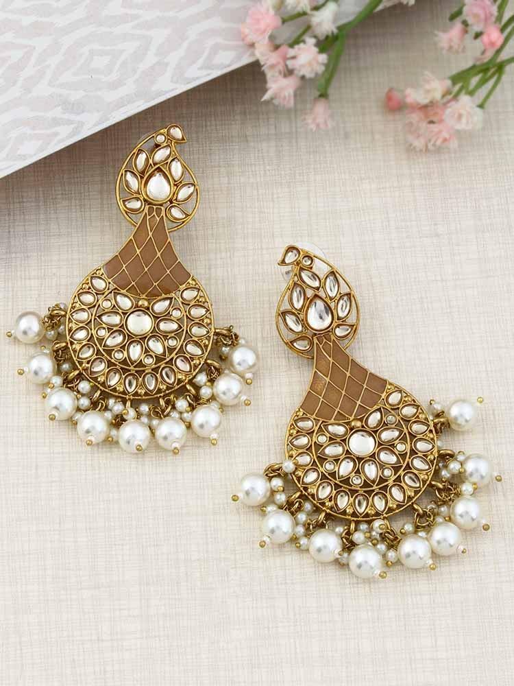 Brown Boond Designer Earrings - Bling Bag