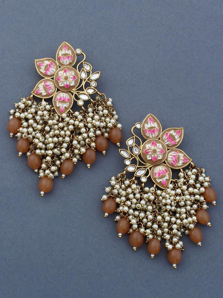 Brown Chakrika Designer Earrings - Bling Bag