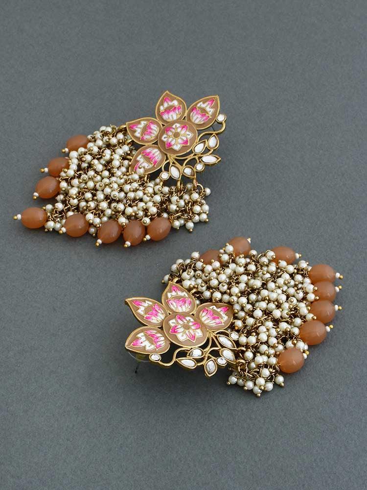 Brown Chakrika Designer Earrings - Bling Bag