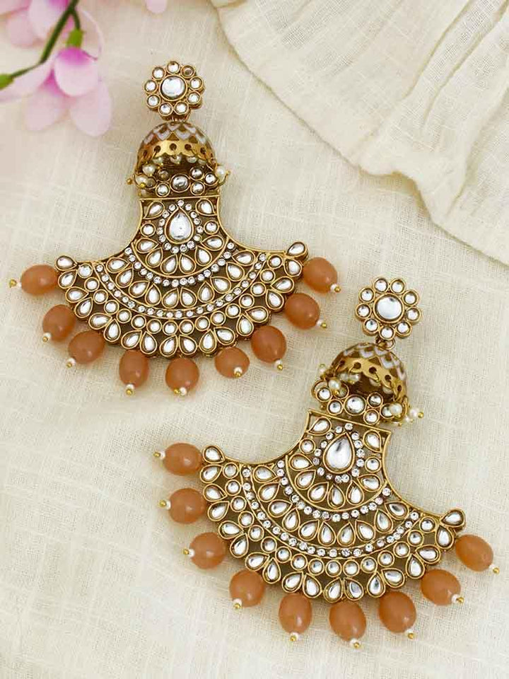 Brown Hamsini Chandbalis - Bling Bag