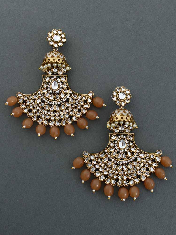 Brown Hamsini Chandbalis - Bling Bag