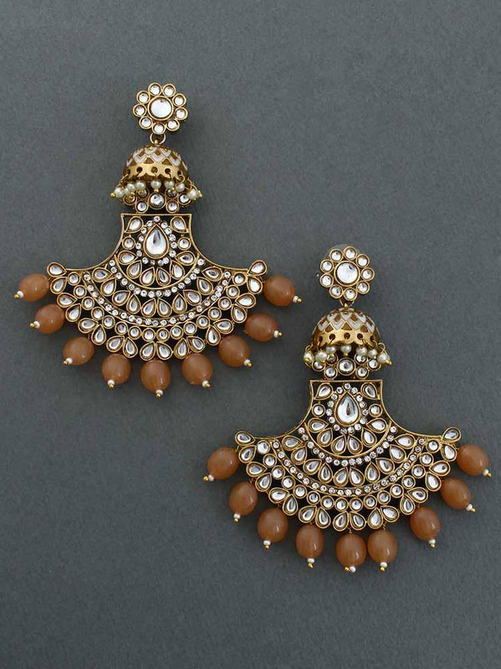 Brown Hamsini Chandbalis - Bling Bag