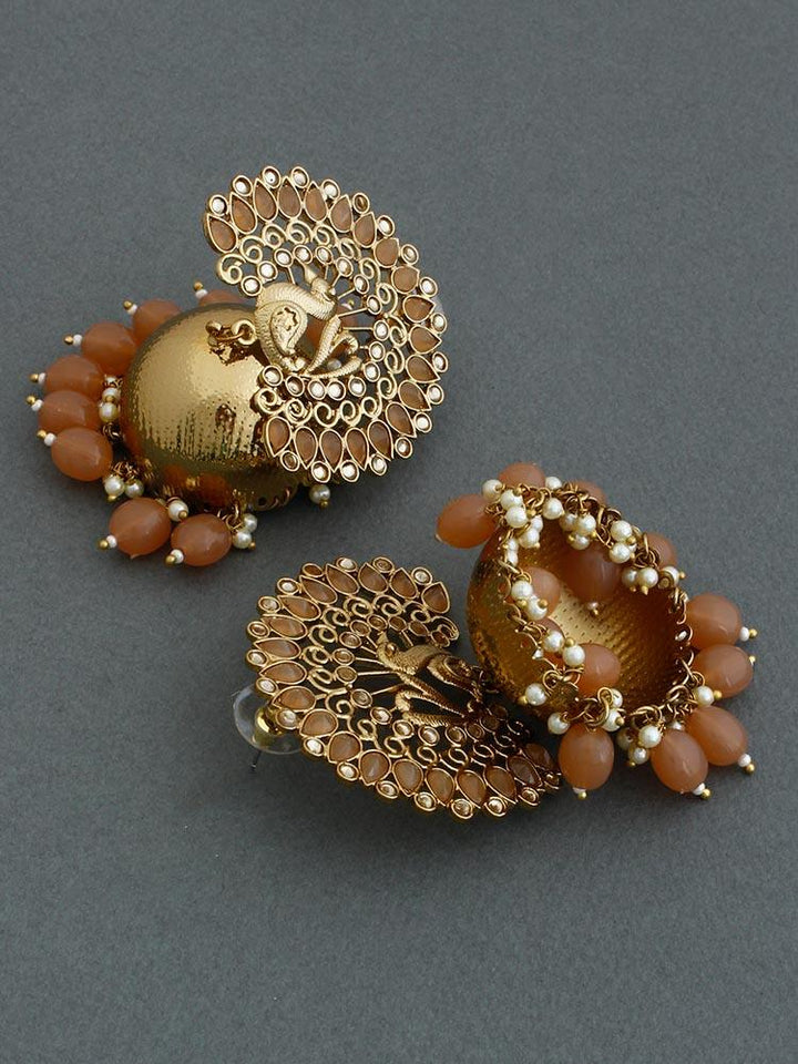 Brown Mayu Jhumkis - Bling Bag