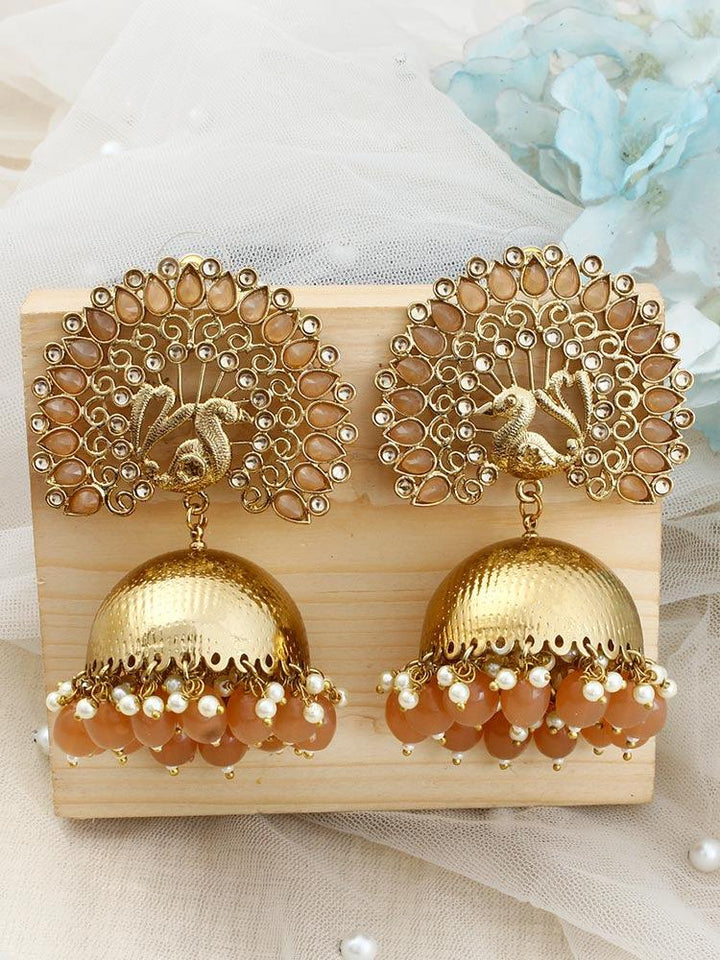 Brown Mayu Jhumkis - Bling Bag