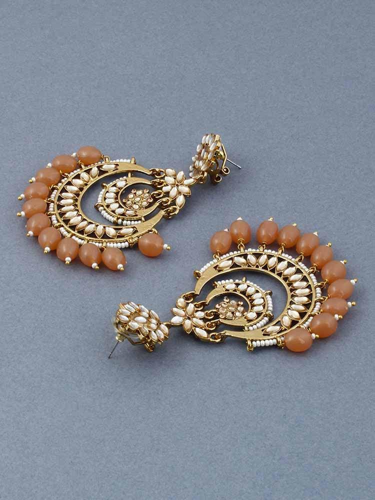 Brown Mumtaz Chandbalis - Bling Bag