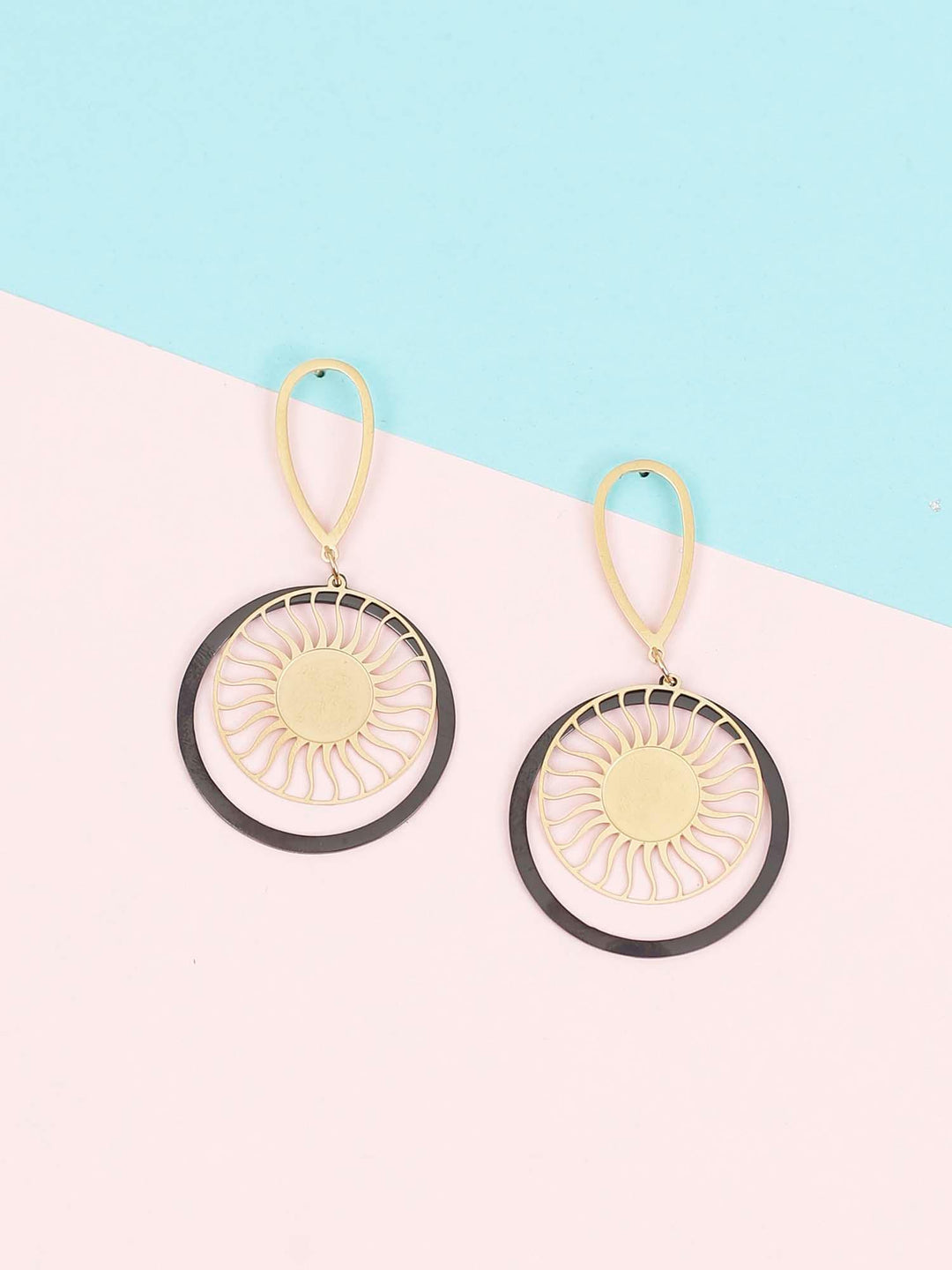 earrings - Bling Bag Black Tate Dangler Earrings