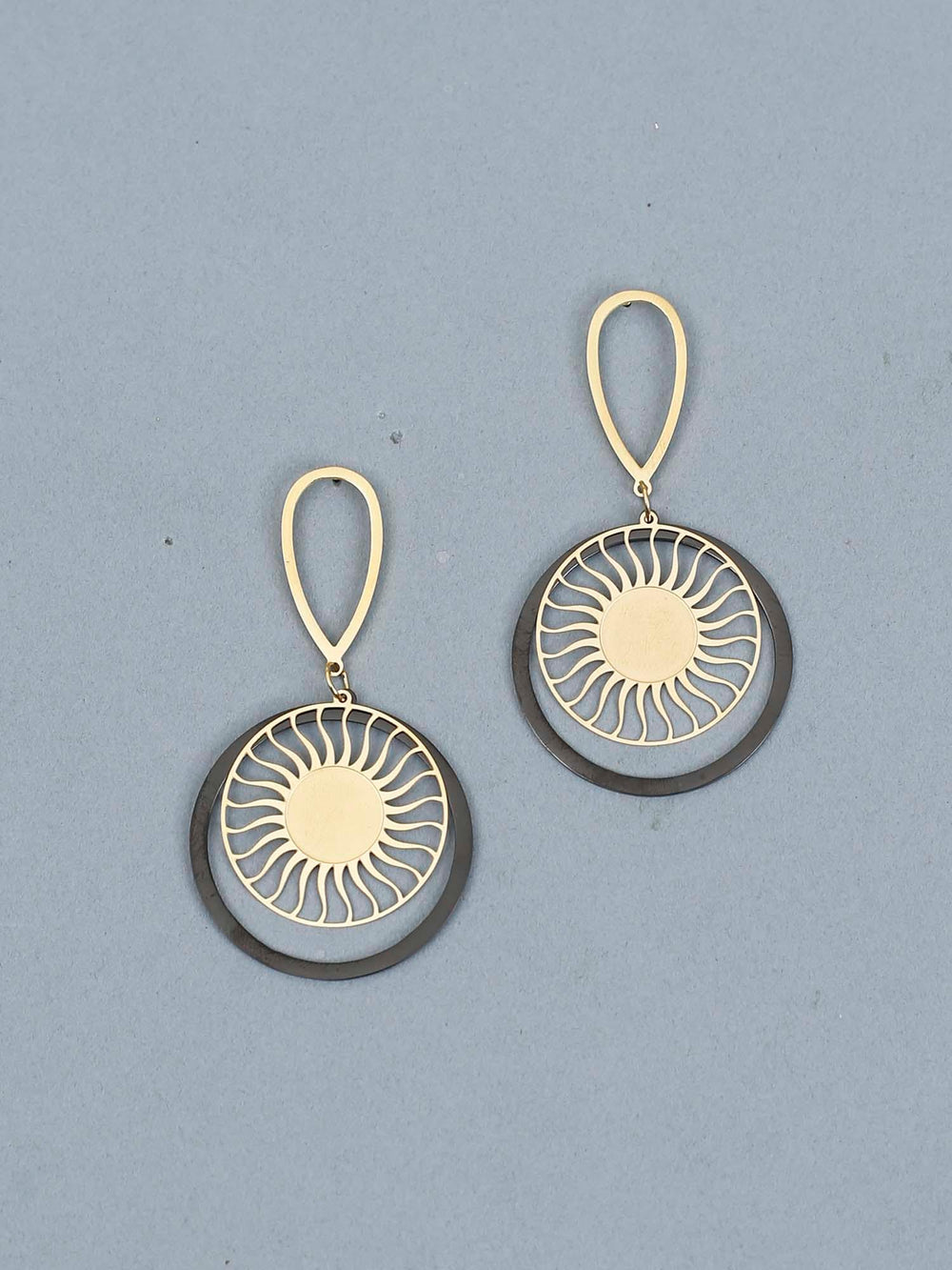 earrings - Bling Bag Black Tate Dangler Earrings