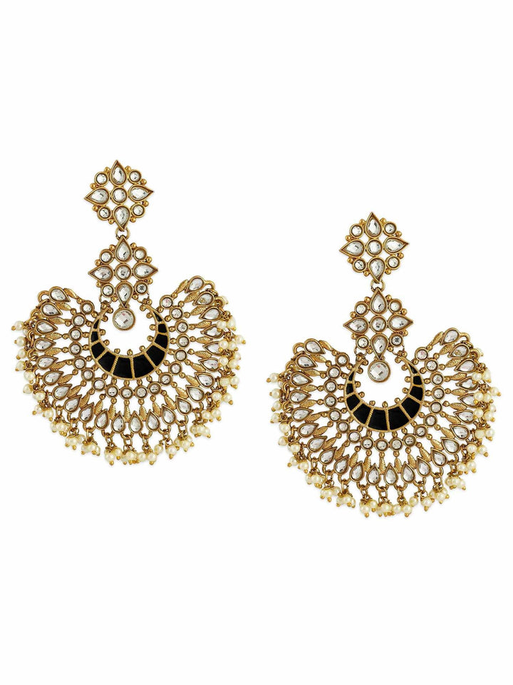 earrings - Bling Bag Jet Chakra Designer Earrings