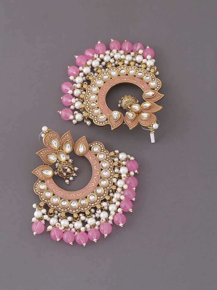 Blush Chithara Chandbalis