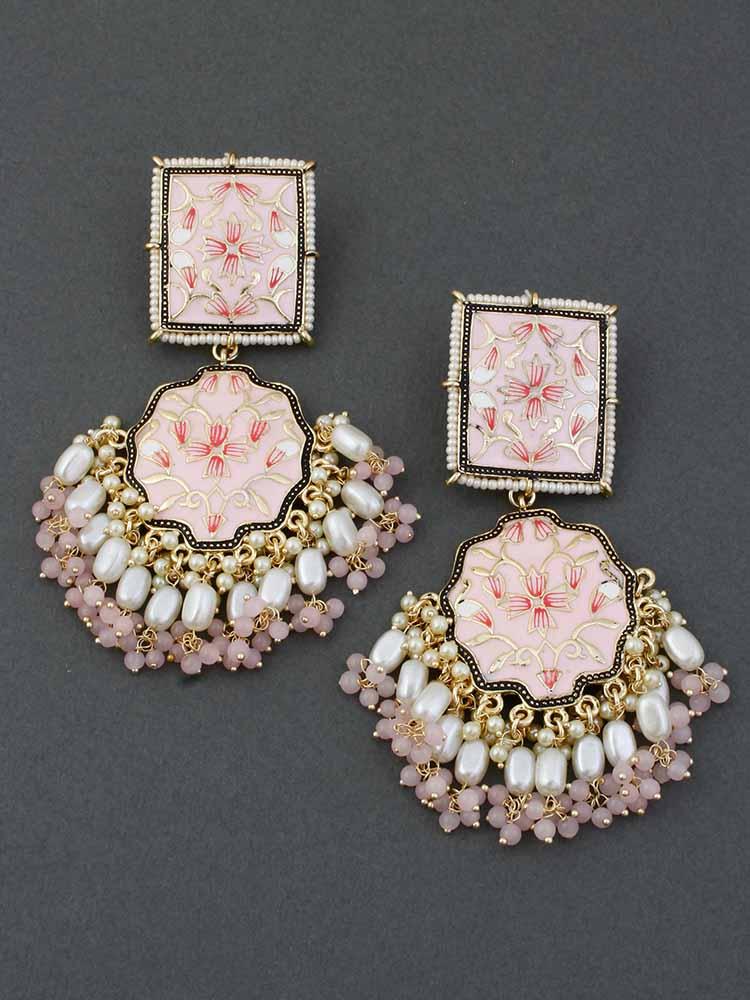 Blush Disha Designer Earrings - Bling Bag