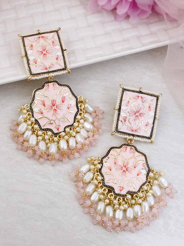 Blush Disha Designer Earrings - Bling Bag