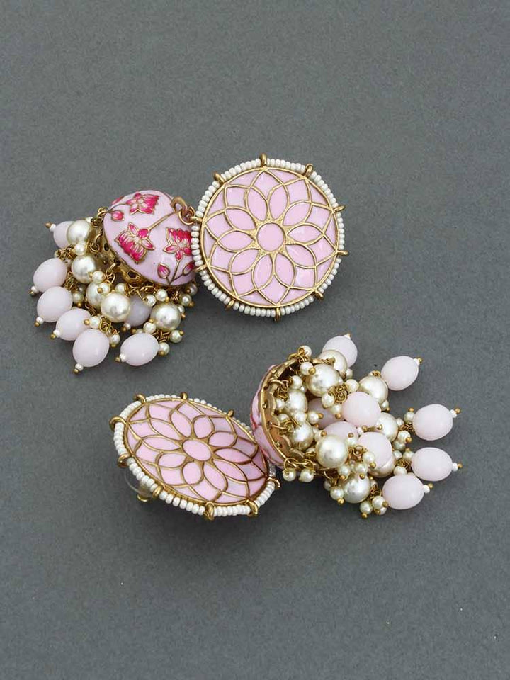 Blush Gamini Jhumkis - Bling Bag