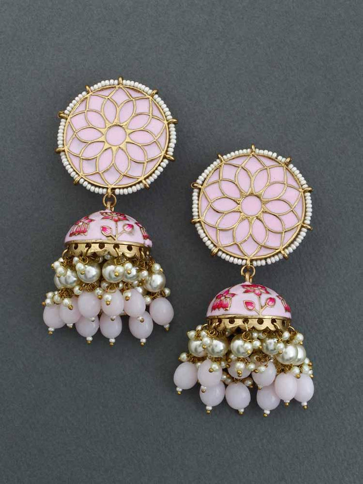 Blush Gamini Jhumkis - Bling Bag