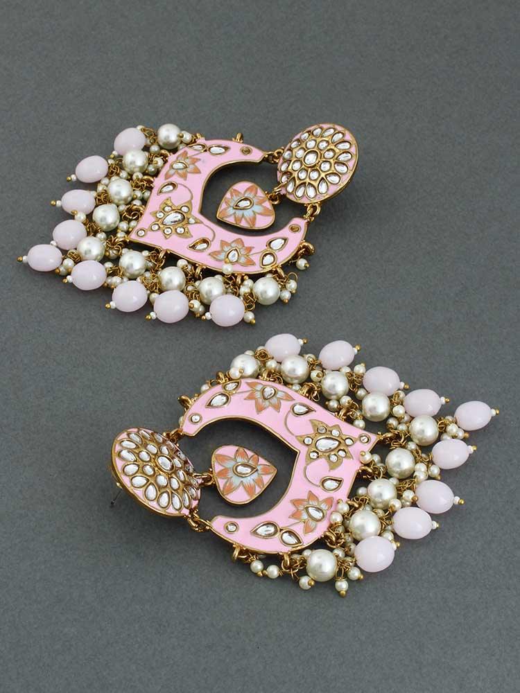 Blush Roohi Designer Earrings - Bling Bag