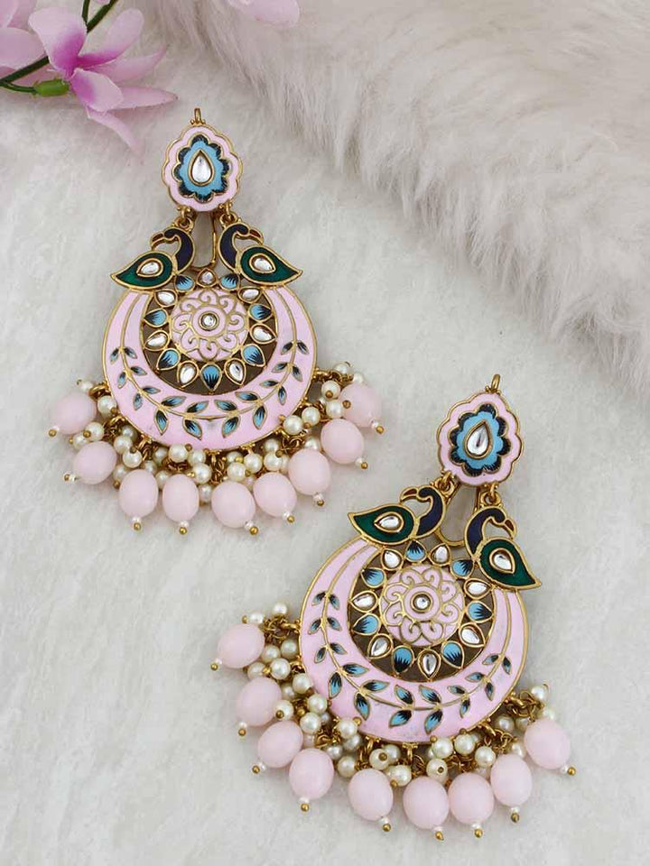 Blush Sangini Chandbalis - Bling Bag