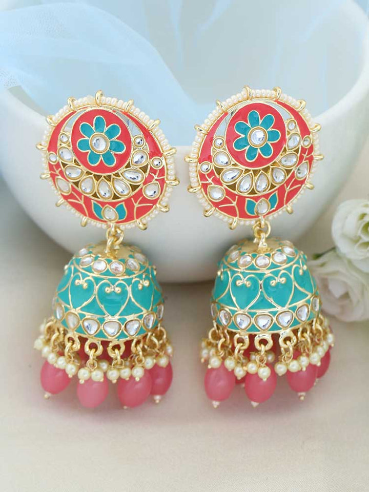 Blush Shahnaz Jhumkis