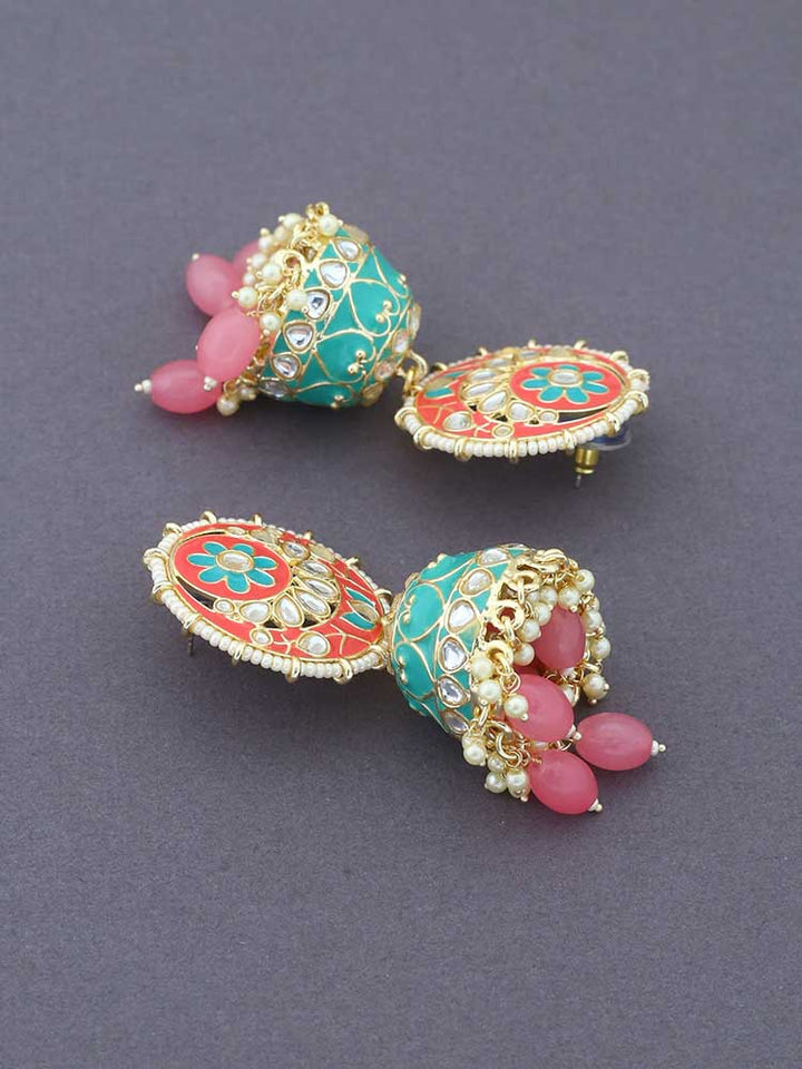 Blush Shahnaz Jhumkis