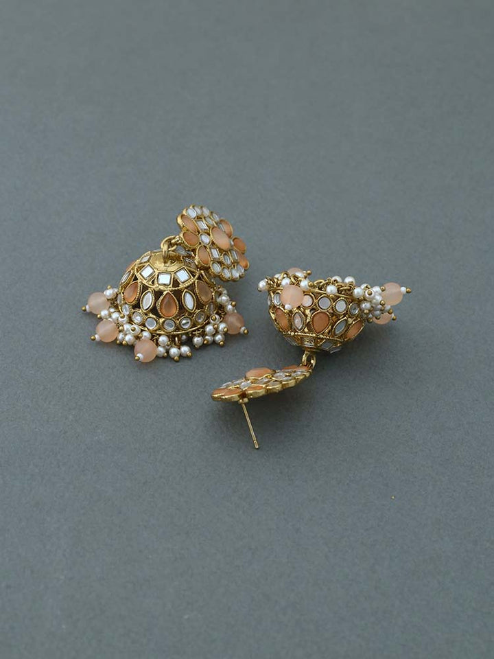 Brown Agniyar Jhumkis