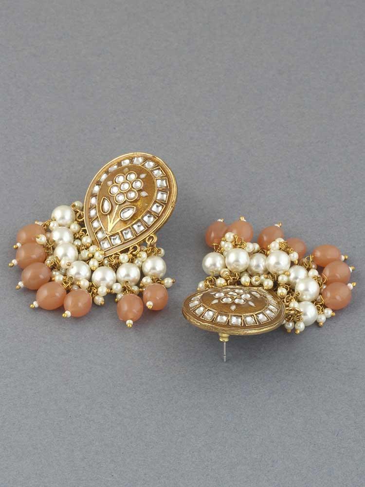 Brown Charmi Designer Earrings - Bling Bag