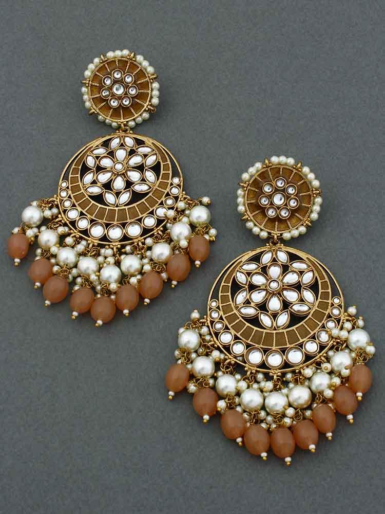 Brown Deepika Chandbalis - Bling Bag