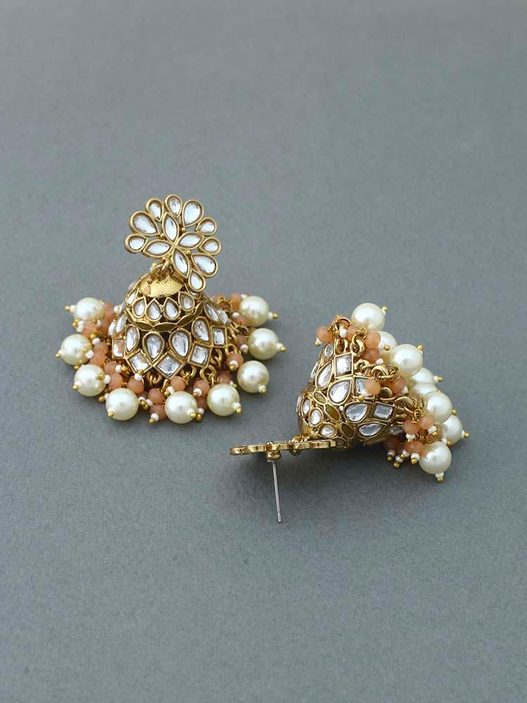 Brown Koyna Jhumkis - Bling Bag