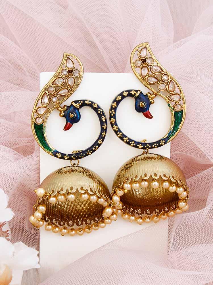 Classic Mayur Jhumkis - Bling Bag