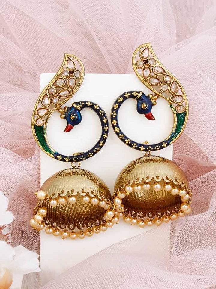 Classic Mayur Jhumkis - Bling Bag