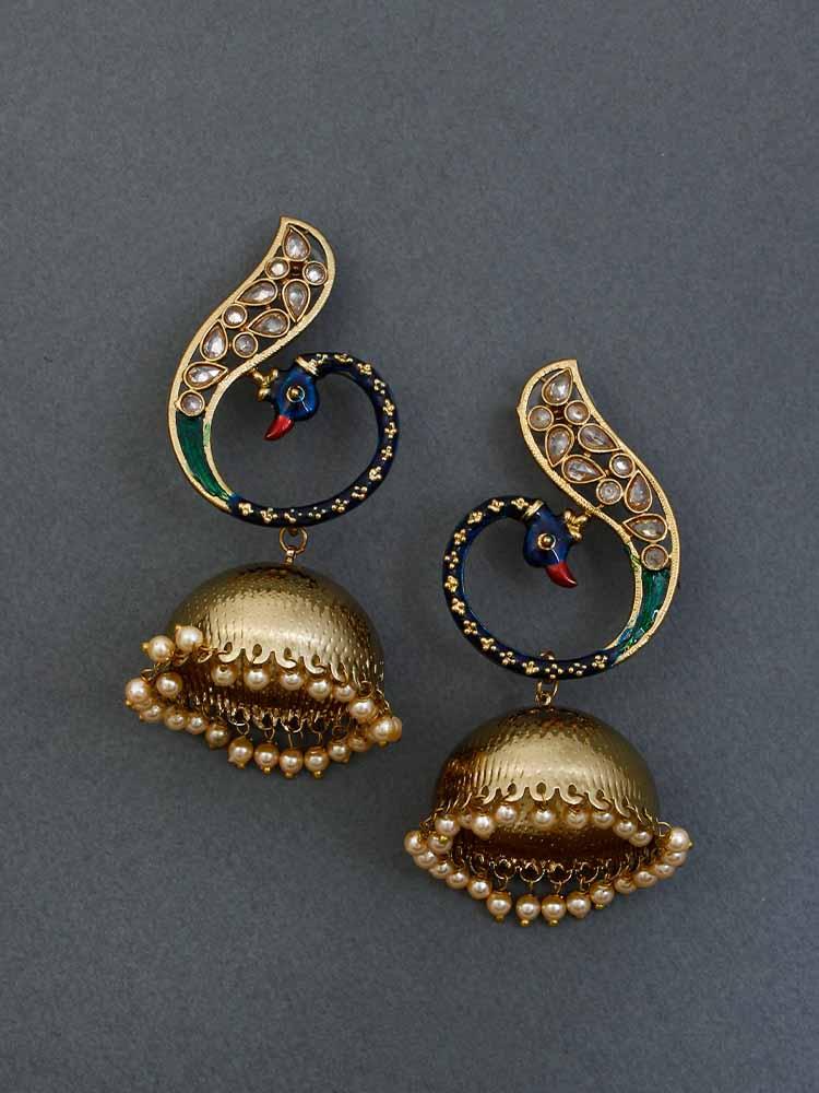 Classic Mayur Jhumkis - Bling Bag